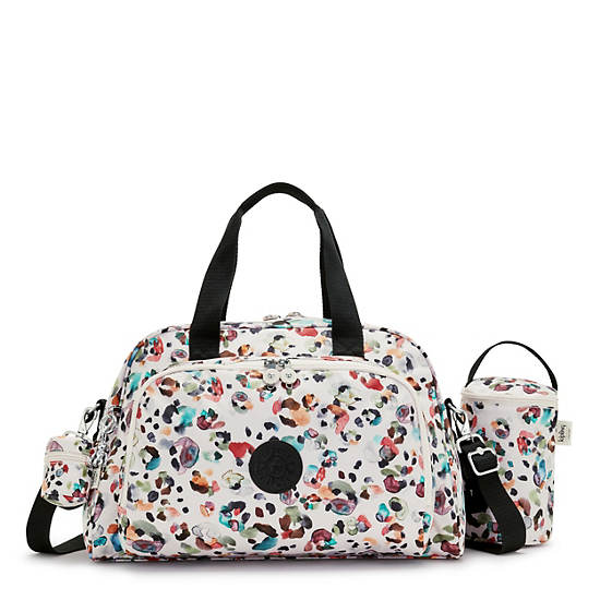 Kipling Camama Printed Diaper Bag Vesker Hvite | NO 1963AH